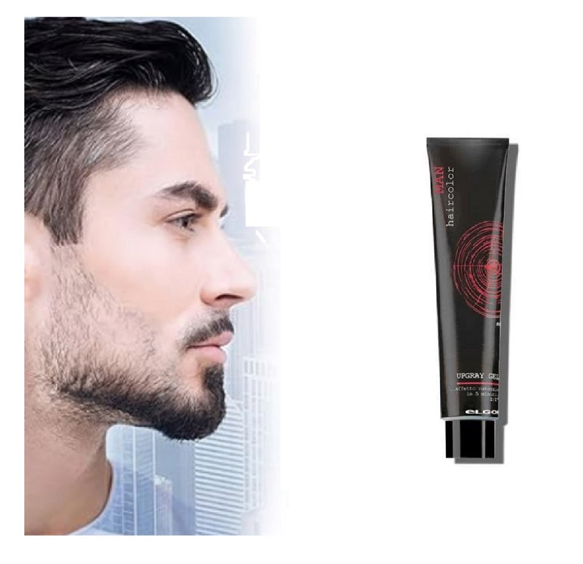 Tintura Para Hombre Sin Amoníaco Upgray Gel Elgon