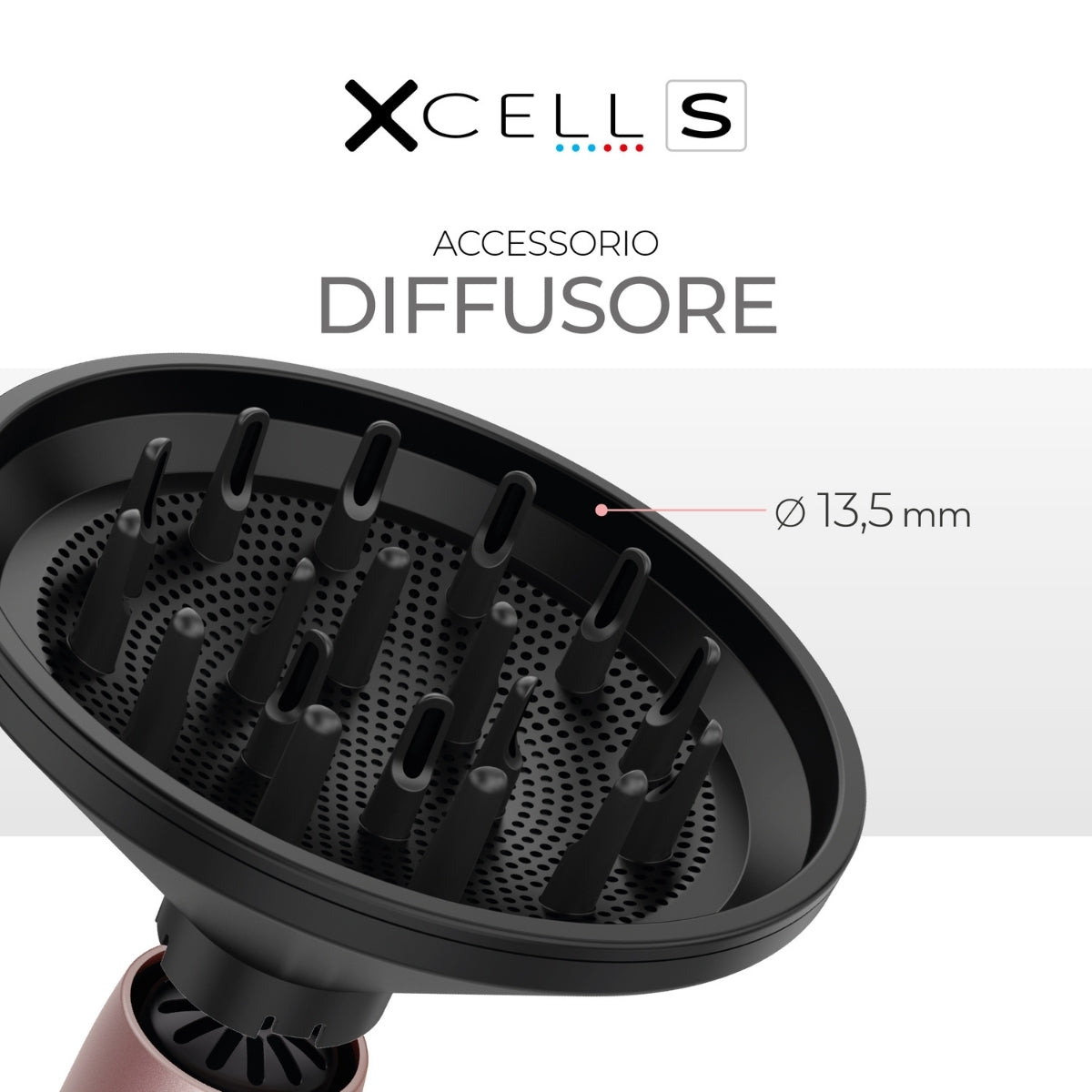 Secador Xcell Negro Gamma Piu