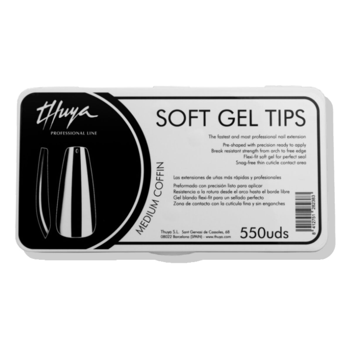 Tips Soft Gel Medium Thuya