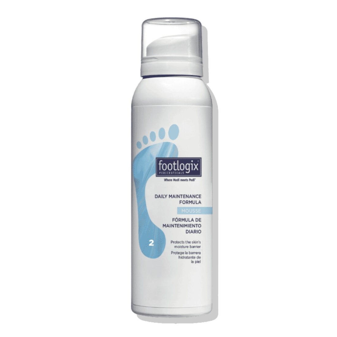 Mousse Humectante Diario Para Pies 125 Ml Footlogix