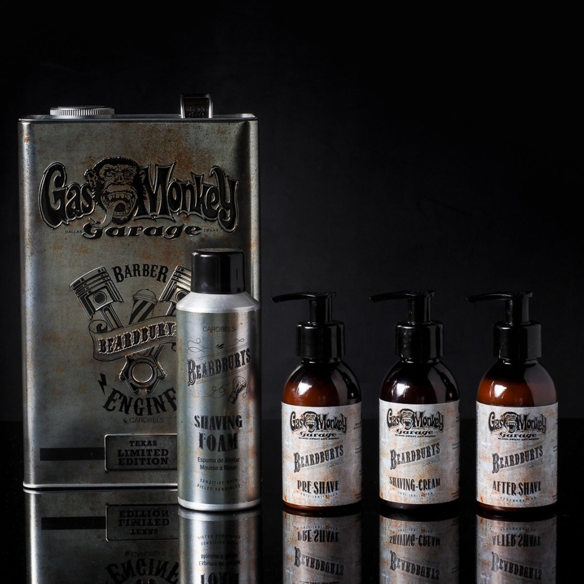 Kit Afeitado Gas Monkey Beardburys