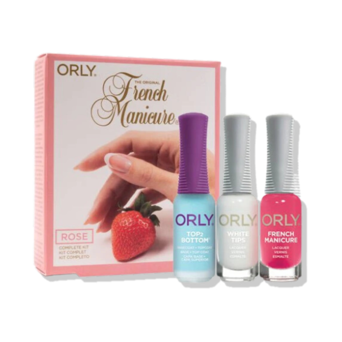 Kit Manicure Francesa Rose Orly